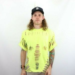 New Vintage 80s Unisex Fringe Festival Shirt Neon